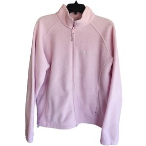 Columbia Sportswear Jacket Women's Pink Fleece Size XL Zip Closure Washable